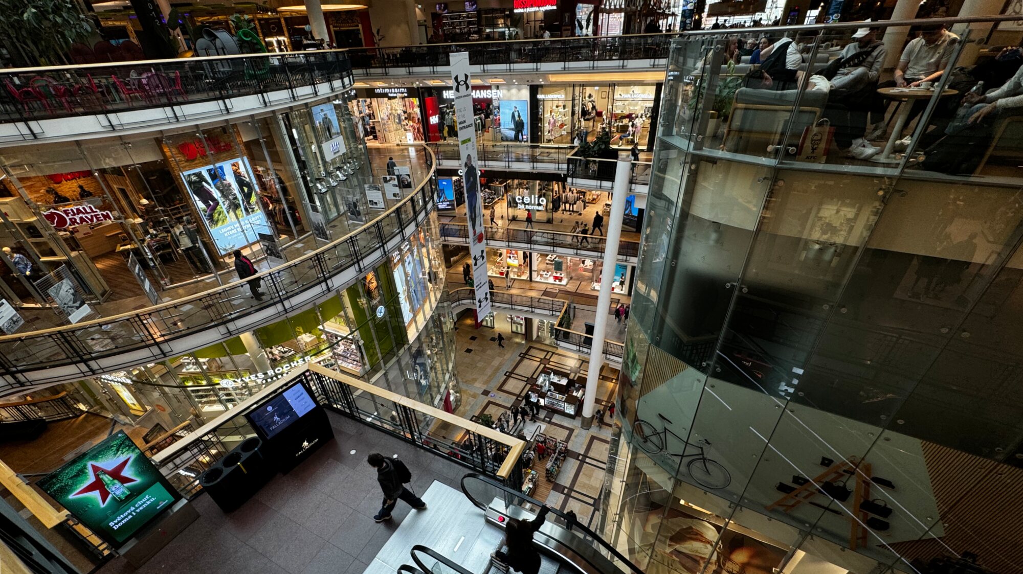 Einkaufszentrum Palladium in Prag